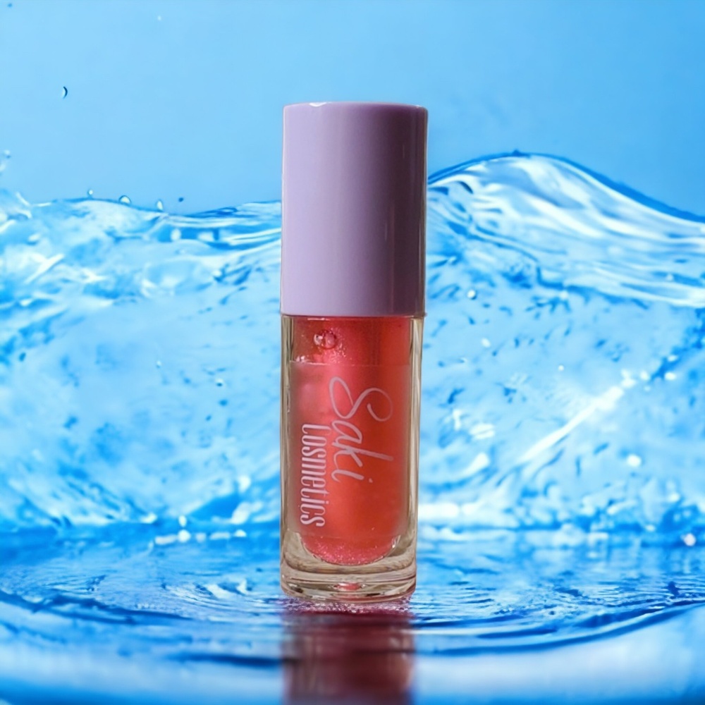 Hydrating Lip Oil - Sour Watermelon - Vegan Lip Care - Handmade Lip Gloss